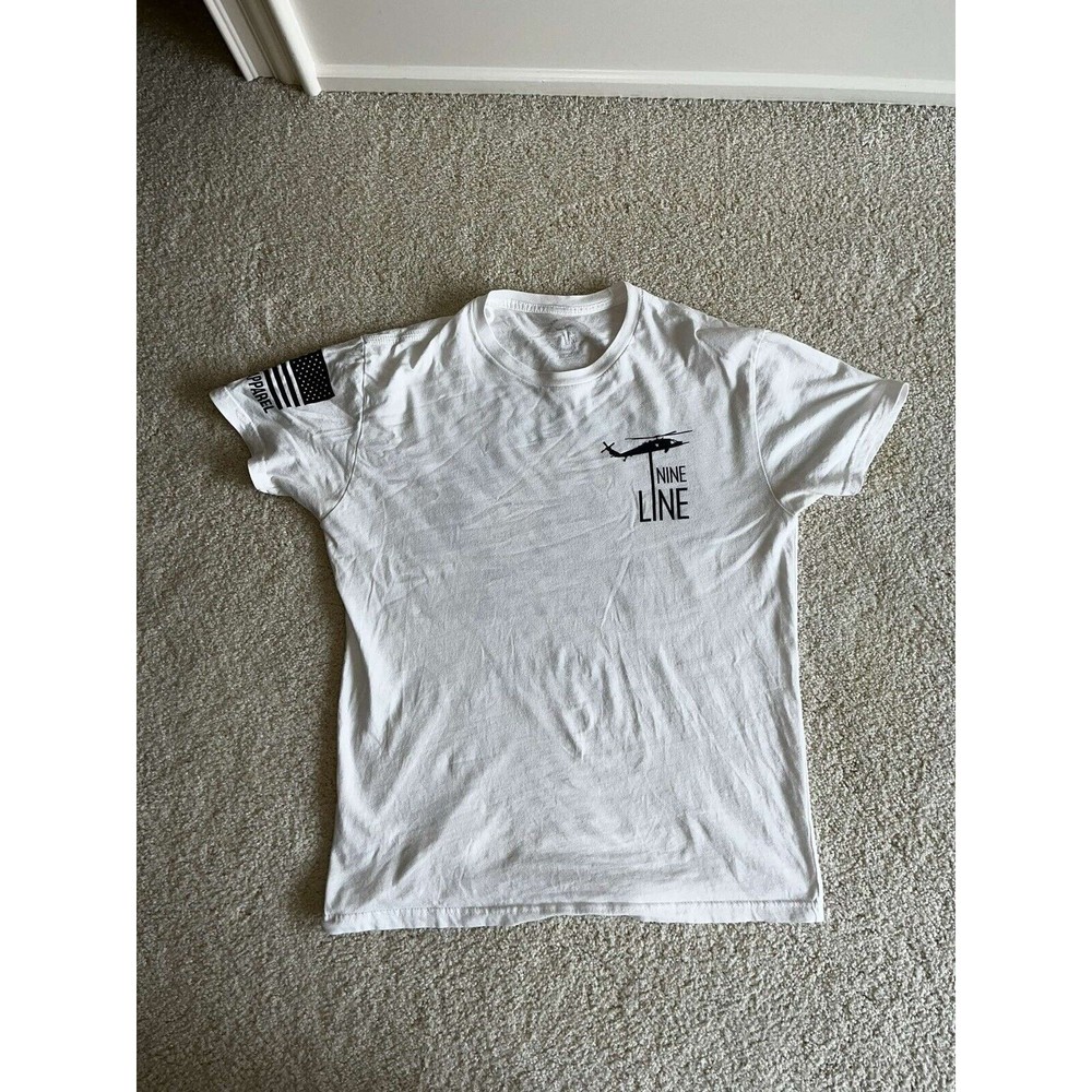 Nine Line apparel men's don't tread on me Small S White t-shirt